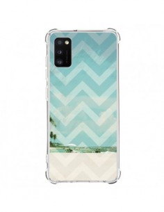 Coque Samsung Galaxy A41 Chevron Beach Dreams Triangle...