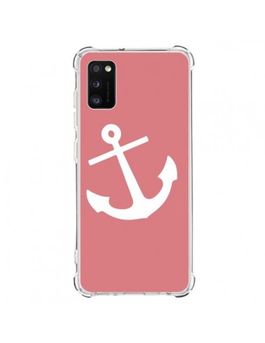 Coque Samsung Galaxy A41 Ancre Corail - Mary Nesrala