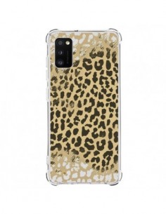 Coque Samsung Galaxy A41 Leopard Golden Or Doré - Mary...