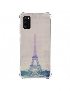 Coque Samsung Galaxy A41 I love Paris Tour Eiffel - Mary...