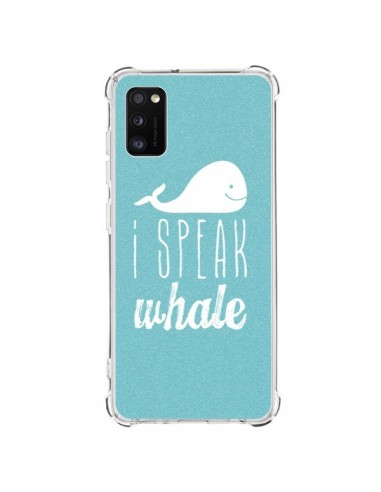 Coque Samsung Galaxy A41 I Speak Whale Baleine - Mary Nesrala