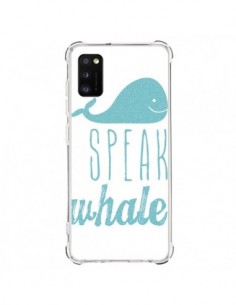 Coque Samsung Galaxy A41 I Speak Whale Baleine Bleu -...
