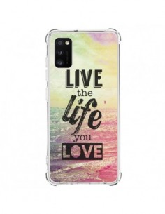 Coque Samsung Galaxy A41 Live the Life you Love, Vis la...