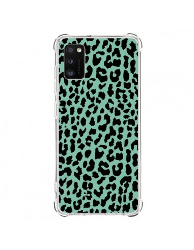 Coque Samsung Galaxy A41 Leopard Mint Vert Neon - Mary Nesrala