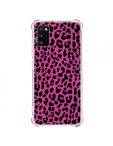 Coque Samsung Galaxy A41 Leopard Rose Pink Neon - Mary Nesrala