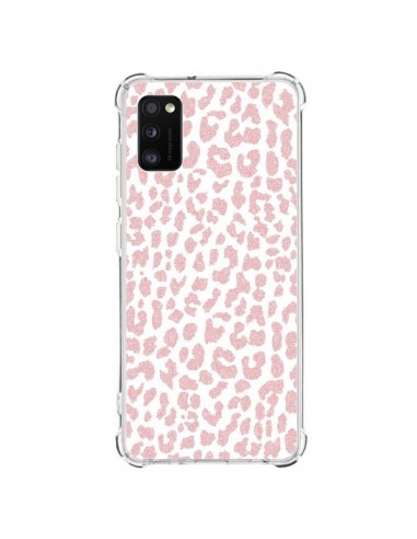 Coque Samsung Galaxy A41 Leopard Rose Corail - Mary Nesrala