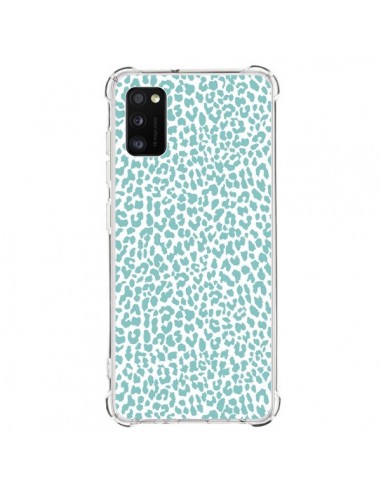 Coque Samsung Galaxy A41 Leopard Turquoise - Mary Nesrala