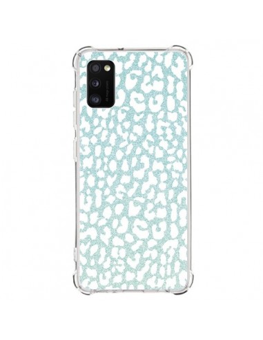 Coque Samsung Galaxy A41 Leopard Winter Mint - Mary Nesrala