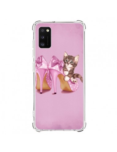 Coque Samsung Galaxy A41 Chaton Chat Kitten Chaussure Shoes - Maryline Cazenave
