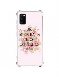 Coque Samsung Galaxy A41 Je m'en bats les couilles Bisous...