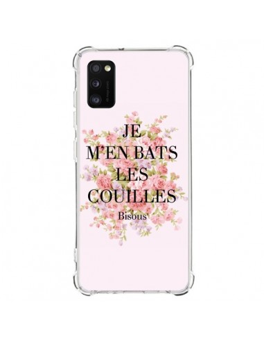 Coque Samsung Galaxy A41 Je m'en bats les couilles Bisous - Maryline Cazenave