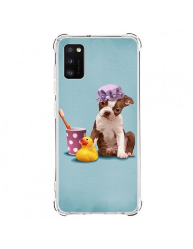 Coque Samsung Galaxy A41 Chien Dog Canard Fille - Maryline Cazenave