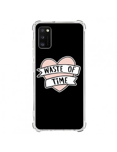 Coque Samsung Galaxy A41 Waste of Time Coeur - Maryline Cazenave