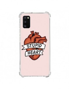 Coque Samsung Galaxy A41 Stupid Heart Coeur - Maryline...