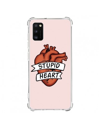 Coque Samsung Galaxy A41 Stupid Heart Coeur - Maryline Cazenave