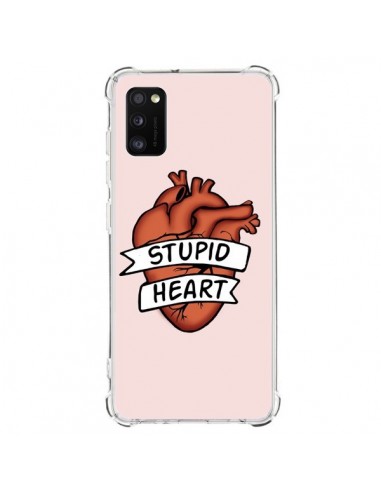 Coque Samsung Galaxy A41 Stupid Heart Coeur -...