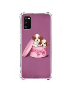 Coque Samsung Galaxy A41 Chien Dog Boite Noeud - Maryline...