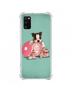 Coque Samsung Galaxy A41 Chien Dog Cupcakes Gateau Boite...