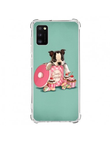 Coque Samsung Galaxy A41 Chien Dog Cupcakes Gateau Boite - Maryline Cazenave