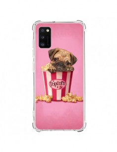 Coque Samsung Galaxy A41 Chien Dog Popcorn Film -...