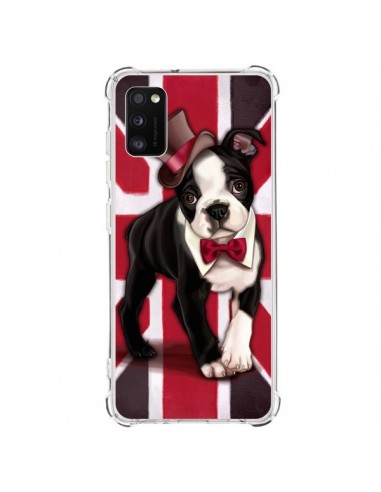 Coque Samsung Galaxy A41 Chien Dog Anglais UK British Gentleman - Maryline Cazenave