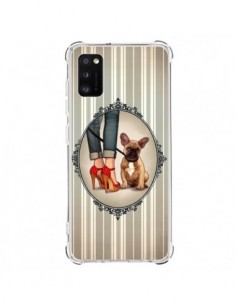 Coque Samsung Galaxy A41 Lady Jambes Chien Dog - Maryline...