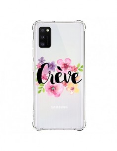 Coque Samsung Galaxy A41 Crève Fleurs Transparente -...