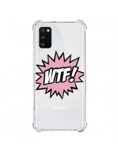 Coque Samsung Galaxy A41 WTF What The Fuck Transparente -...