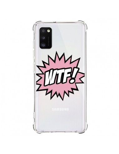 Coque Samsung Galaxy A41 WTF What The Fuck Transparente - Maryline Cazenave