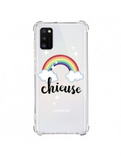 Coque Samsung Galaxy A41 Chieuse Arc En Ciel Transparente...