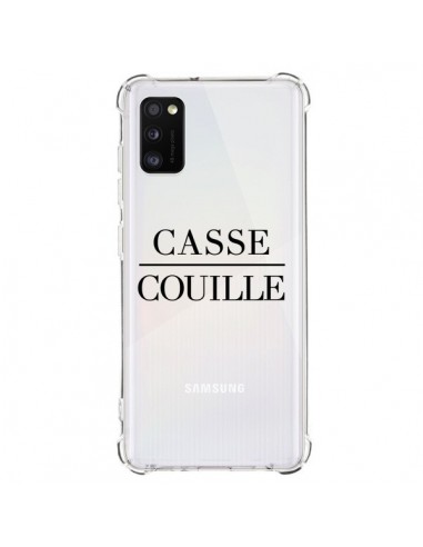 Coque Samsung Galaxy A41 Casse Couille Transparente - Maryline Cazenave