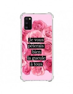 Coque Samsung Galaxy A41 Je vous pèterais Fleurs -...