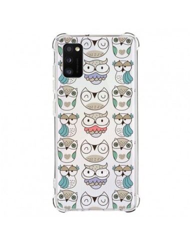 Coque Samsung Galaxy A41 Chouettes Owl Hibou Transparente - Maria Jose Da Luz