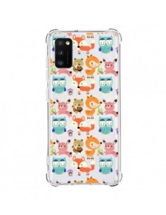 Coque Samsung Galaxy A41 Renard Ecureuil Lapin Hibou...