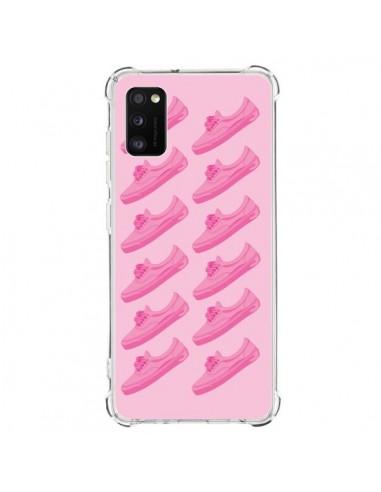 Coque Samsung Galaxy A41 Pink Rose Vans Chaussures - Mikadololo