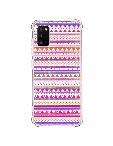 Coque Samsung Galaxy A41 Bandana Rose Azteque - Monica Martinez