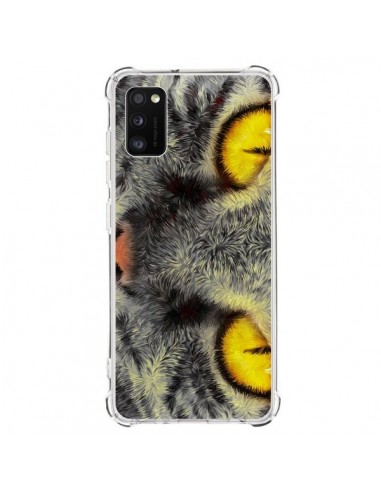 Coque Samsung Galaxy A41 Chat Gato Loco - Maximilian San