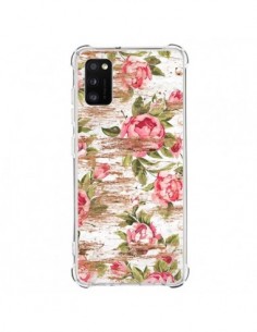 Coque Samsung Galaxy A41 Eco Love Pattern Bois Fleur -...