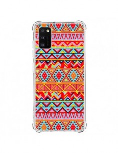 Coque Samsung Galaxy A41 India Style Pattern Bois Azteque...
