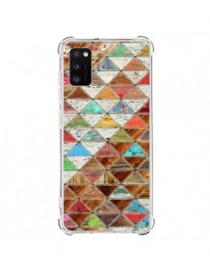 Coque Samsung Galaxy A41 Love Pattern Triangle -...