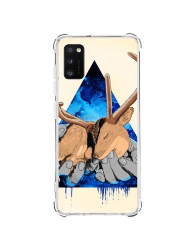 Coque Samsung Galaxy A41 Cerf Triangle Seconde Chance - Maximilian San