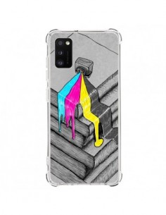 Coque Samsung Galaxy A41 Appareil Photo Bleeding Words -...