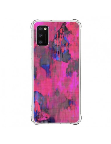 Coque Samsung Galaxy A41 Fleurs Rose Lysergic Pink - Maximilian San