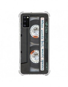 Coque Samsung Galaxy A41 Cassette Words K7 - Maximilian San