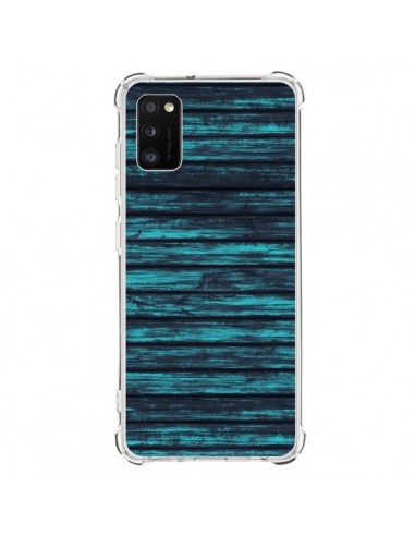 Coque Samsung Galaxy A41 Blue Moon Wood Bois - Maximilian San