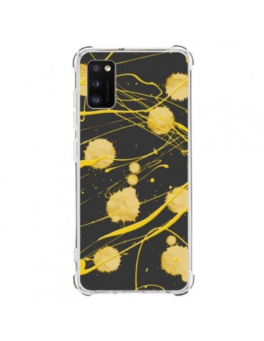 Coque Samsung Galaxy A41 Gold Splash Peinture Art - Maximilian San