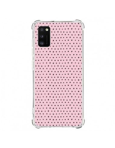 Coque Samsung Galaxy A41 Artsy Dots Pink - Ninola Design
