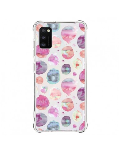 Coque Samsung Galaxy A41 Big Watery Dots Pink - Ninola Design