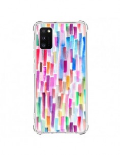 Coque Samsung Galaxy A41 Colorful Brushstrokes...