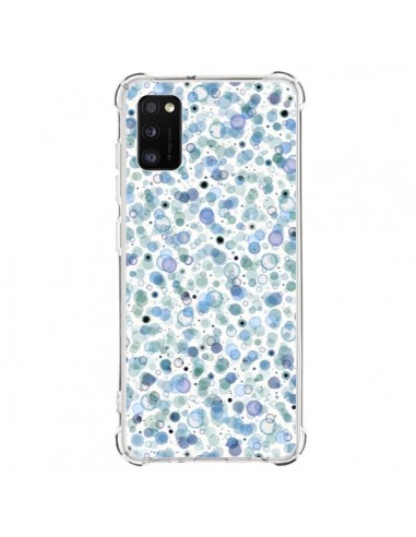 Coque Samsung Galaxy A41 Cosmic Bubbles Blue - Ninola Design